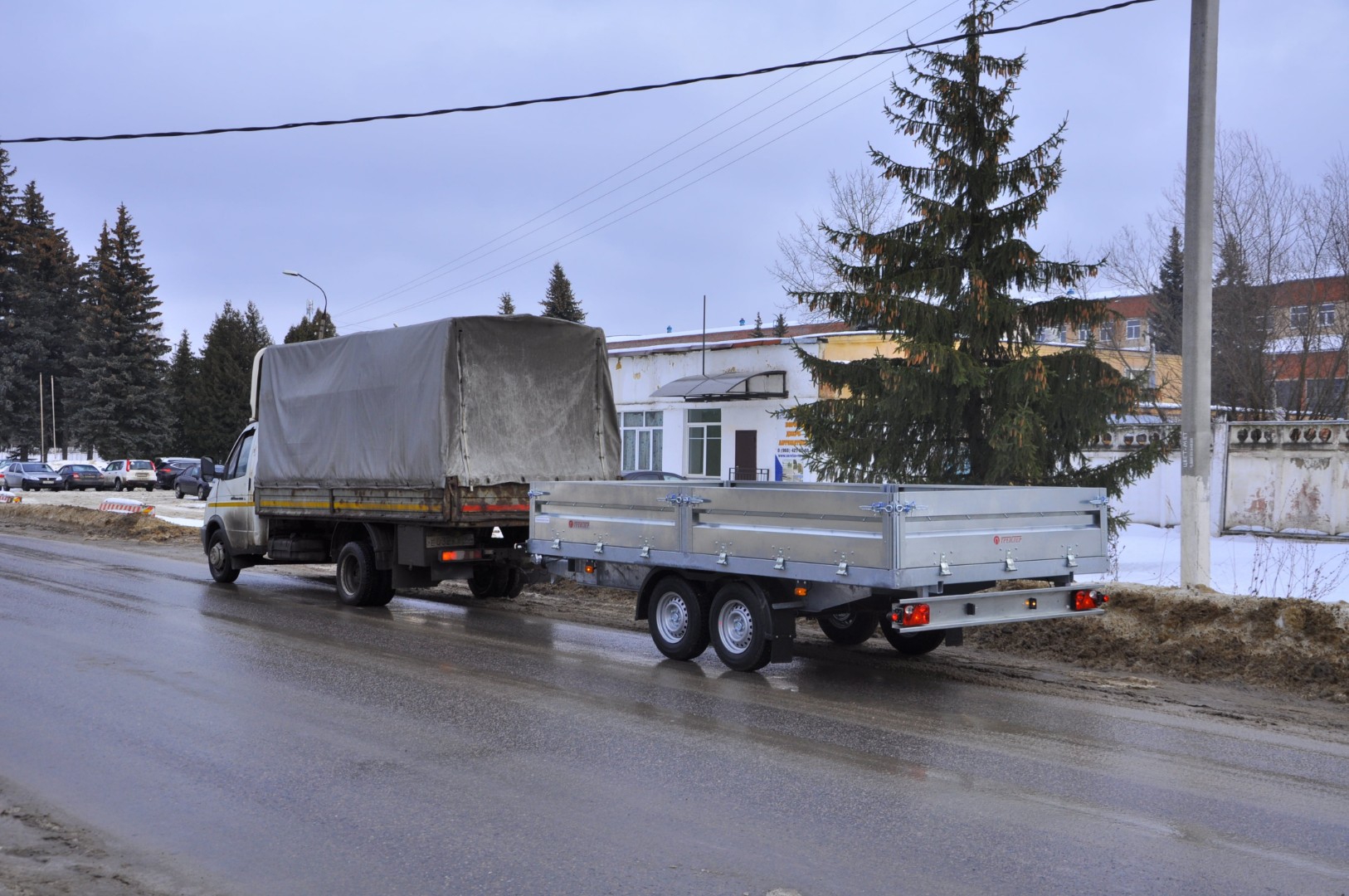 Прицеп Treiler Модель 829820 Исполнение 5,2х2,1 КПП + +/14’’ Прицеп Treiler Модель 829820 Исполнение 5,2х2,1 КПП + +/14’’