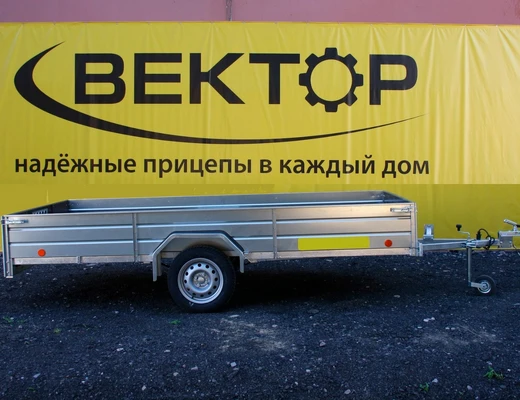 Бортовой одноосный прицеп без тормоза ЛАВ 81012C КОЛЕЯ (1740MM)
