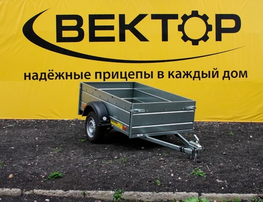 Бортовой одноосный прицеп без тормоза ЛАВ 81011DB