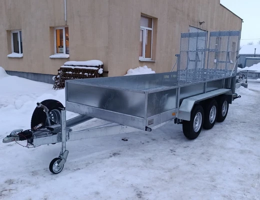 Прицеп для перевозки спецтехники, авто и грузов 3500 кг общей массы Прицеп для перевозки спецтехники, авто и грузов 3500 кг общей массы