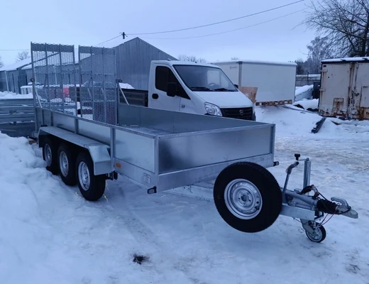 Прицеп для перевозки спецтехники, авто и грузов 3500 кг общей массы Прицеп для перевозки спецтехники, авто и грузов 3500 кг общей массы